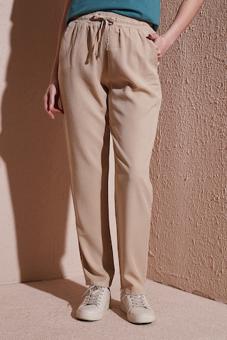 Fashion Friends Bayan Pantolon 25y0477k1 Bej Bej