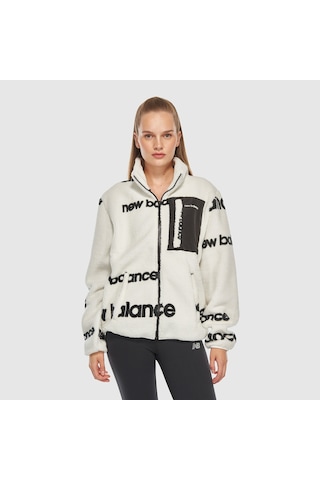 New Balance Nb Lifestyle Unisex Sweatshirt Uniseks Beyaz Sweatshirt - Unc3358