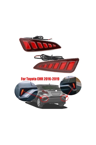 Toyota Uyumlu Chr Arka Sis Lambası Ledli 2016-2019 Arası