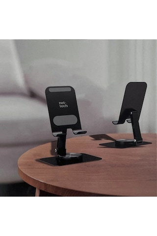 Nettech Nt-010 Metal Telefon Stand - Beyaz Beyaz