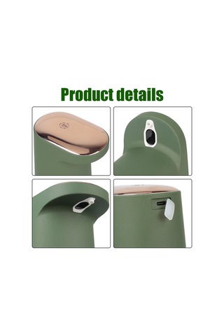 450ml Otomatik Köpük Sabunluk Usb Şarjlı Temassız Dispenser 4 Pembe