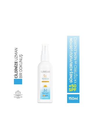 Cliniclab Besleyici ve Nemlendirici Güneş Losyonu SPF50+ 150 ML