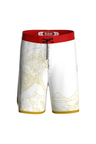 Pose I Down Golden Wave Boardshort Erkek Fizik Ve Deniz Şortu Beyaz