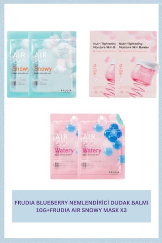 Frudıa Aır Snowy Mask X2+frudıa Aır Watery Mask X2+frudıa Pomegranate Besleyici Maskex2
