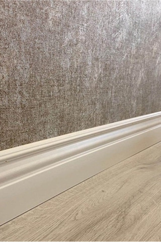 Diecor Dekoratif Boyanabilir 1 Adet 12cm Polistren Süpürgelik Turkuaz Model:xa302