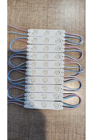 10 Adet 1.5 W Mercekli Modül Led Beyaz Işık