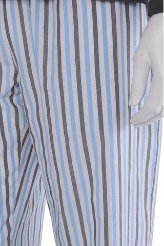 The Don Thedon Antrasit Beyaz-Turkuaz Çizgili Ribana Erkek Pijama Takımı