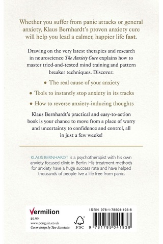 The Anxiety Cure: Live A Life Free From Panic