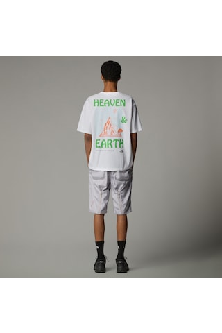 The North Face M Haven N Earth Ss Tee Graphic - Ap Erkek T-shirt-31539 Beyaz