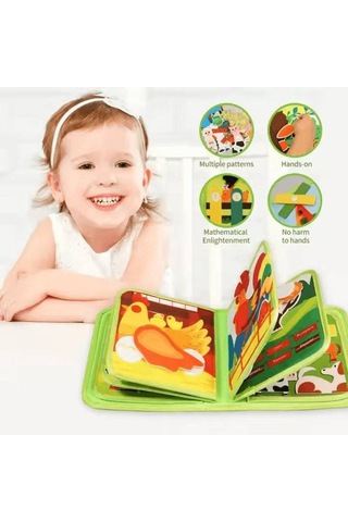 Montessori Aktiviteli Keçe Eğitim Kitabı Rbkds38