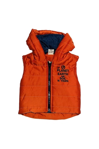 Yelekli Alt-üst Takım Ylk-3374 Turuncu - Lacivert