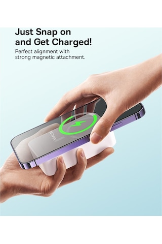 Baseus Enerfill Fm41 Mini 20.000 Mah 20w Manyetik Powerbank Beyaz Taşınabilir Enerji Çözümü
