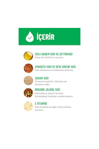 Siveno %100 Doğal Bebek Yağı Organik Jojoba Bakım Masaj Yağı Bitkisel Vegan 50 ml