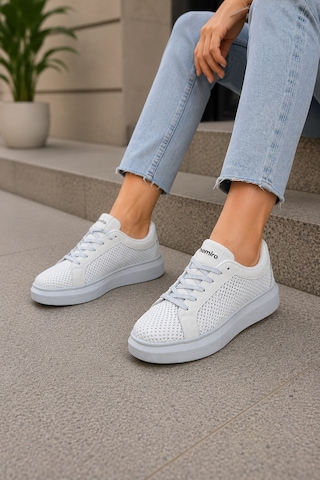 Günlük Rahat Taban Bağcıklı Sneaker Spor Ayakkabı Buz