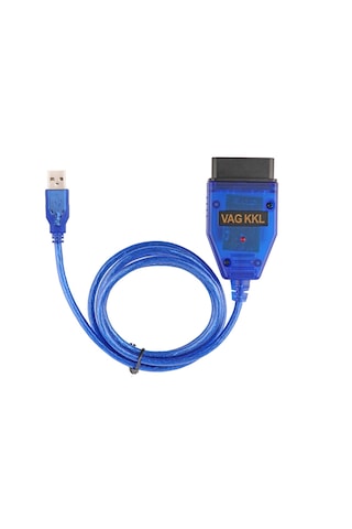 Usb Kablosu Kkl Vag-com Vw / Audi 409.1 İçin Araba Otomatik Tarayıcı Tarama Aracı Mavi