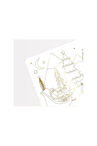 Meri Meri - Christmas Colouring Placemats - Yeni Yıl Boyamalı Amerikan Servisi - 8'li