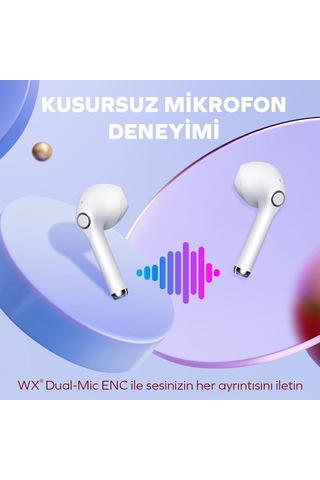 Woyax By Deji Curvy Bluetooth 5.3 HD Mikrofonlu Ultra Hafif HiFi Ses Kulak İçi Kulaklık