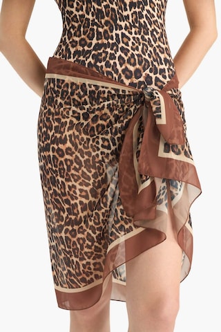 Defacto Regular Fit Leopar Desenli Şifon Pareo-fall İn Love E8218ax25hsbn563 Kahve Kahverengi