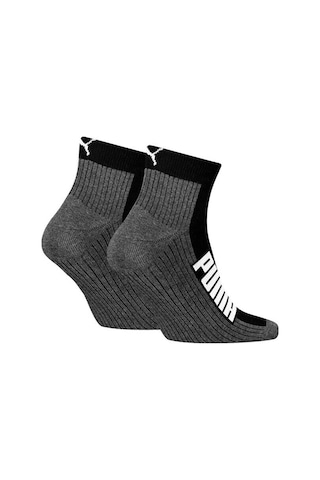 PUMA Bwt Cushioned Q 2'li Unisex Siyah Günlük Stil Çorap 93858301
