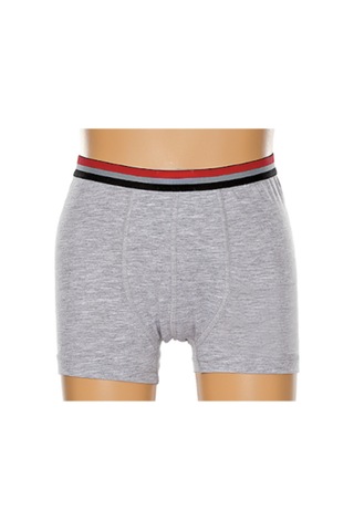 Mintev Gri Likralı Çocuk Boxer 343 6 Adet