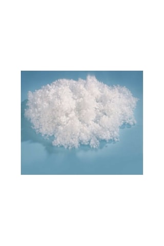 Silikonlu Boncuk Elyaf 1 Kg Beyaz