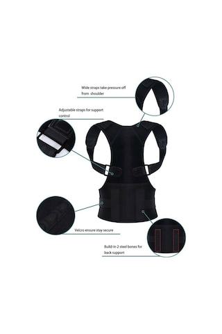 Multiflexpro Manyetik Dik Duruş Korsesi Ayarlanabilir Sırt Ve