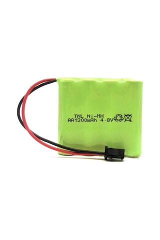 Tnl 4.8v 1300mah Siyah Soketli Ni-mh Oyuncak Araba Pili.