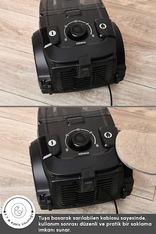 Karaca Vantuz Forcex 900 W Toz Torbasız Elektrikli Süpürge