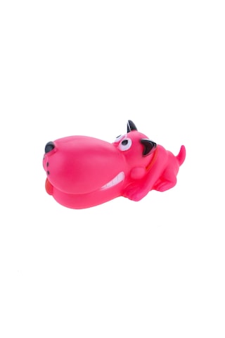 Köpek Oyuncağı Vinil Sesli Köpek Sesli Eğlenceli Pembe Dog