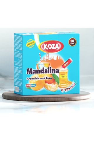 Koza Tek İçimlik Mandalina Aromalı Toz İçecek 50'li Diğer