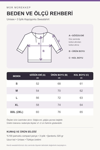 Mor Mürekkep Sad Hamster Asker Soldier Baskılı Erkek Kapüşonlu Sweatshirt - Siyah