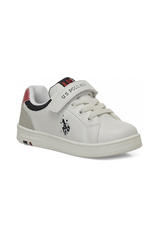 U.s. Polo Assn. Gus Jr 6fx Beyaz Erkek Çocuk Sneaker 000000000102155601 Beyaz-grı-kırmızı