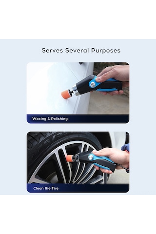 Samdoo Usb Şarjlı Mini Araç Parlatma Makinesi - 60w Güç, 3.7v Pil İle Çizik Onarım Ve Cila İşlemleri İçin