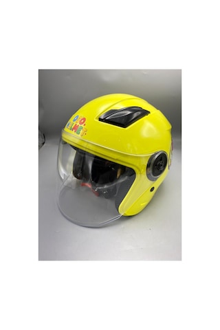 Açık Kask Çocuk Sarı