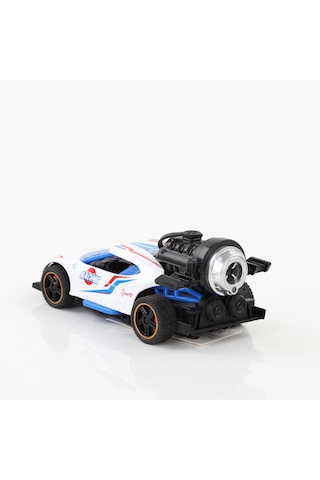 Metal Duman Çıkartan Sesli Işıklı Çek Bırak Buggy Araba Beyaz