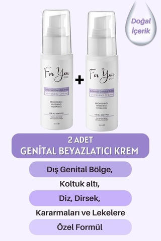 Günlük Yıkama Genital Bölge Temizleyici Köpük & Genital Beyazlatıcı Krem 50 Ml