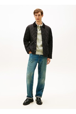 Tommy Hilfiger Dıamond Quılted Jacket Erkek Siyah Mont - Mw0mw41768