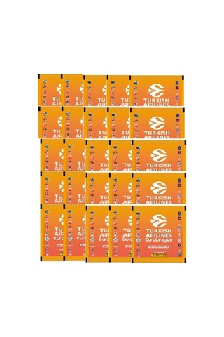 2024-25 Turkish Airlines Euroleague Panini Official 25li Paket 125 Sticker Sticker Collection