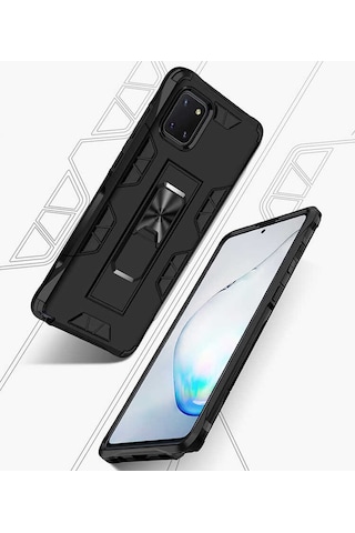 Samsung Uyumlu Galaxy A81 Note 10 Lite Kılıf Zore Volve Kapak Kırmızı