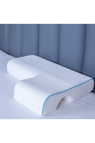 SimpleThePillow Kol Destekli Visco Boyun Yastığı Balayı Yastığı 65*49*31*12
