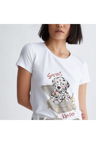 Lıu Jo Liu Jo Kadın Beyaz T-shirt