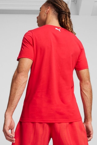 Puma Ferrari Race Big Shield T Kırmızı Erkek Kısa Kol T-Shirt 000000000101909179