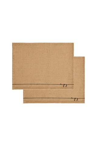 Amerikan Servis El Yapımı Pamuklu Natural Jüt Örme Düz Yuvarlak Supla 37x37cm Çok Renkli