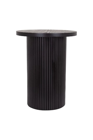 Leonora Bohem Ahşap Yan Sehpa Siyah