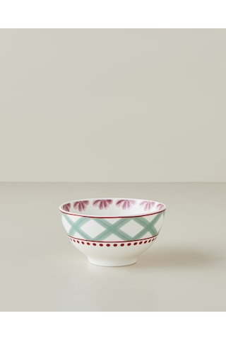English Home Floreline Bone Porselen Çerezlik 11,5 Cm Renkli Renkli