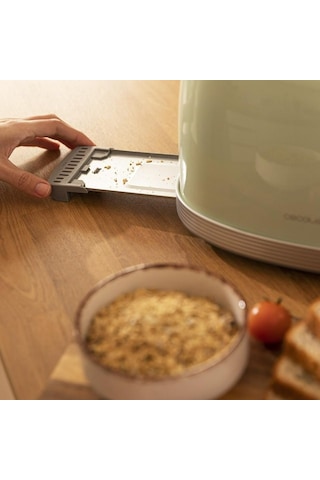 Cecotec Toast Taste 800 Vintage Light Green Retro 850 W Ekmek Kızartma Makinesi