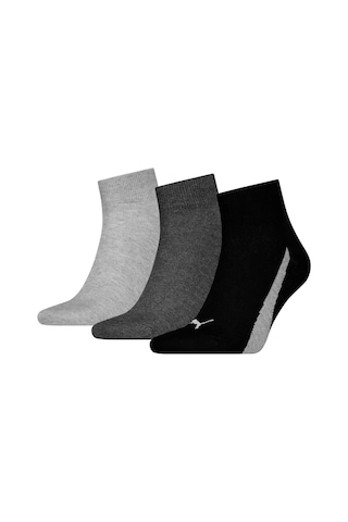 Puma Lifestyle Quarter 3'lü Unisex Çok Renkli Günlük Stil Çorap 93858201
