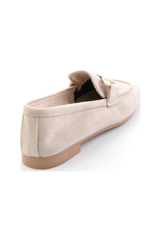 Bambi Bej Kadın Loafer Ayakkabı K01688012272 Bej