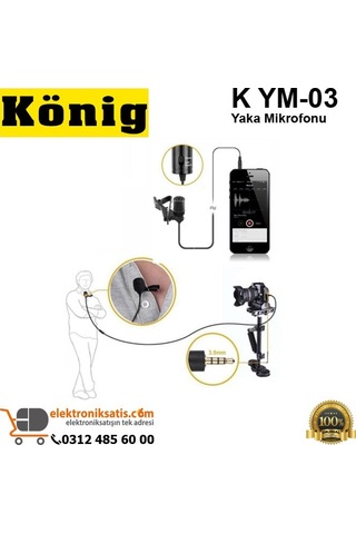König K Ym 03 Yaka Mikrofonu