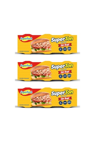 Superfresh Superton Ton Ayçiçekyağlı 75 Gr X 9 Adet